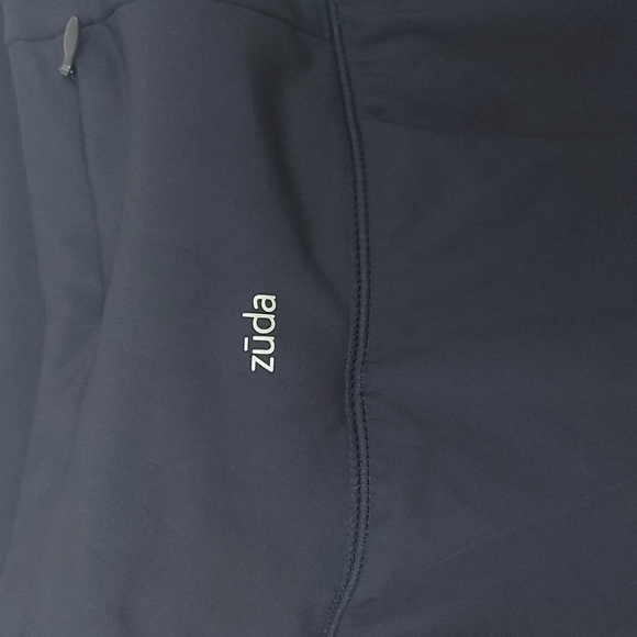 Zuda Z Move Cropped Skirted Legging Back Zip Pocket Navy Size XL - Picture 4 of 8